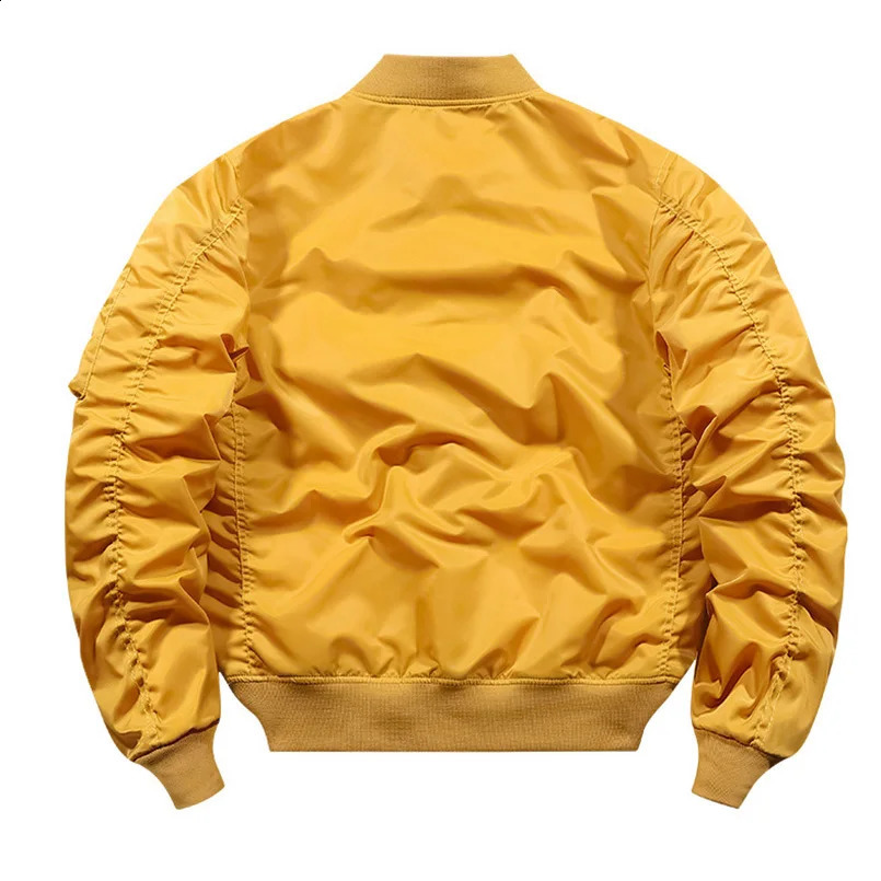 Spring bomber jacket mens and womens paddock military school team baseball windproof clothing MA1 winter 240827