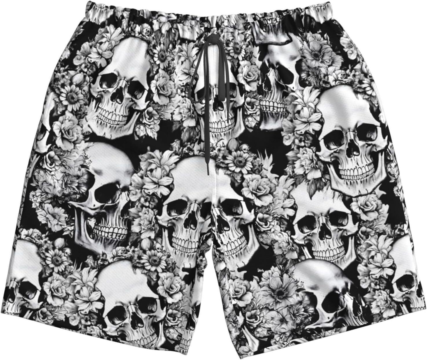 Mens Vintage 80S 90S Swim Trunks Breathable Board Shorts Hawaiian Beach Party Funny