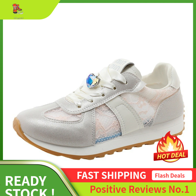 Ddmysports JCF New Spring And Summer Breathable Mesh Sports Casual White Women S Shoes Increase OUTDOOR