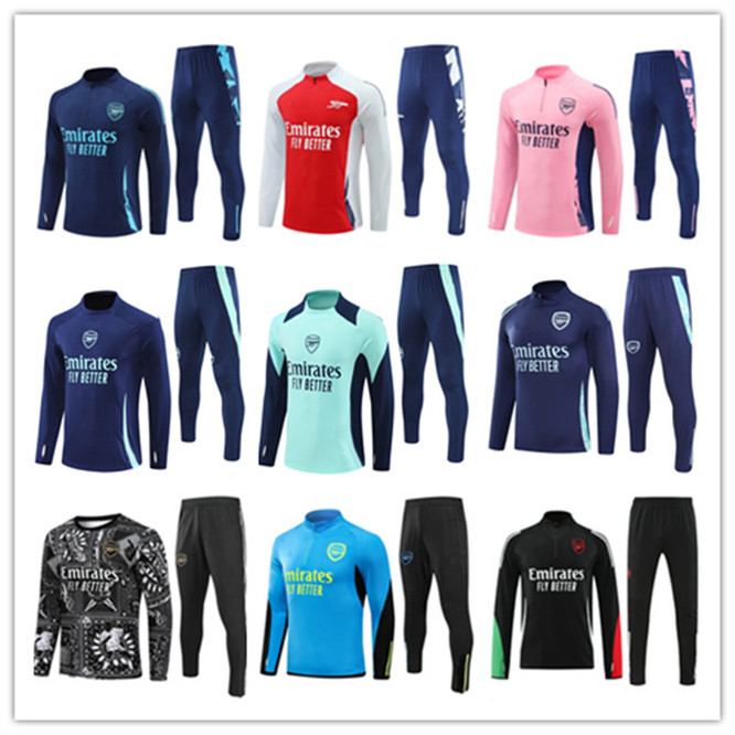 24 25 ArsenalL Football tracksuits soccer Training Suit MEN Kids kit 22 23 24 25 G. JESUS ODEGAARD RICE HAVERTZ PEPE SAKA train Sportswear Survatment Chandal Set