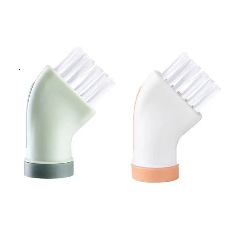 Creative Household Can Connect Mineral Water Bottle Wet And Dry Cleaning Multifunctional Dead Angle Brush