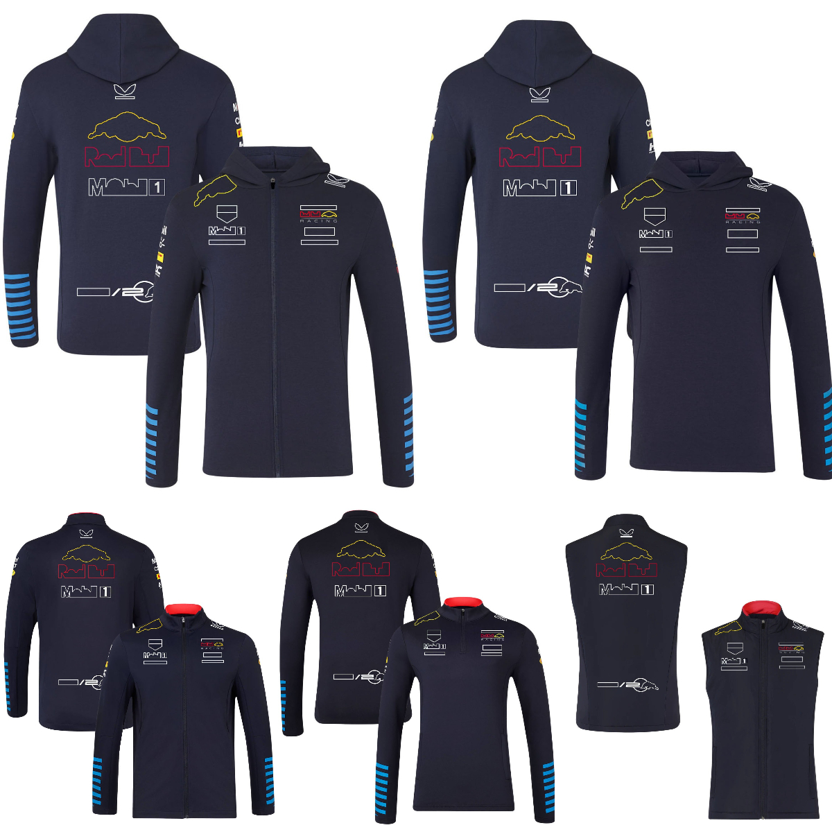 2024 F1 Team Formula 1 Racing Full-length Zip Windbreaker Driver Fans Fashion Jacket Men's Clothing Hoodie Custom free shipping