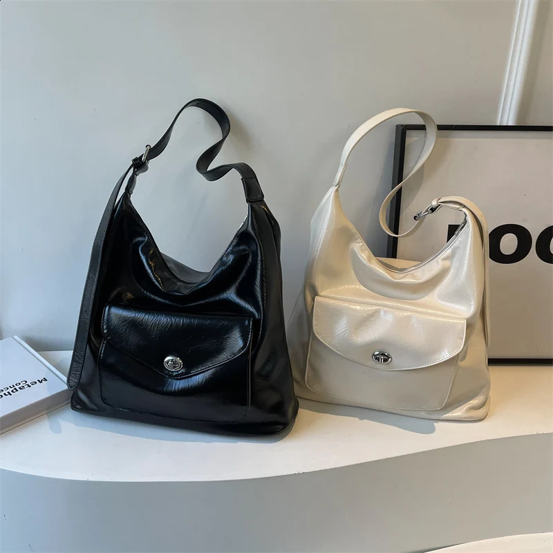 Simplicity Pu Zipper Ladies Tote Bags Crossbody Bags for Women Sewing Thread Bolsas Para Mujeres 240828