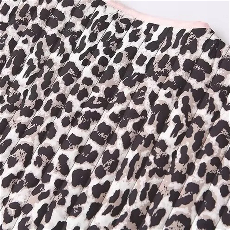 KEYANKETIAN womens leopard print sleeveless padded vest retro style bow lace V-neck thin short vest 240828