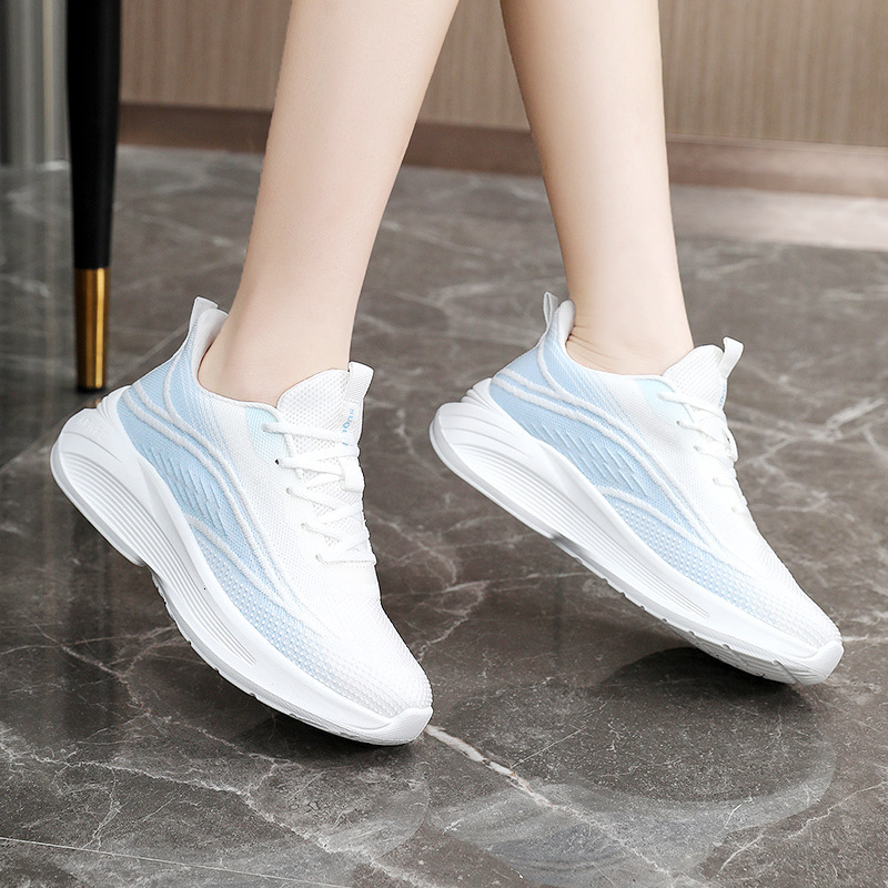 Ddmysports VRD New Summer Fly Woven Casual Women S Height Increasing Breathable Sports Running Shoes Trendy OUTDOOR