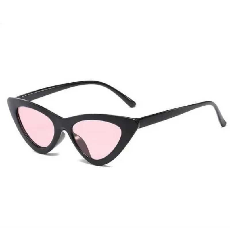 Retro Vintage Cateye Sunes Wen Sexy Cat Eyes Sun es Brand Designer Fem Ocos De Sol Color Glasses X2412251