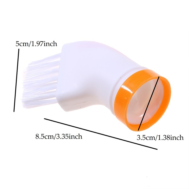 Creative Household Can Connect Mineral Water Bottle Wet And Dry Cleaning Multifunctional Dead Angle Brush
