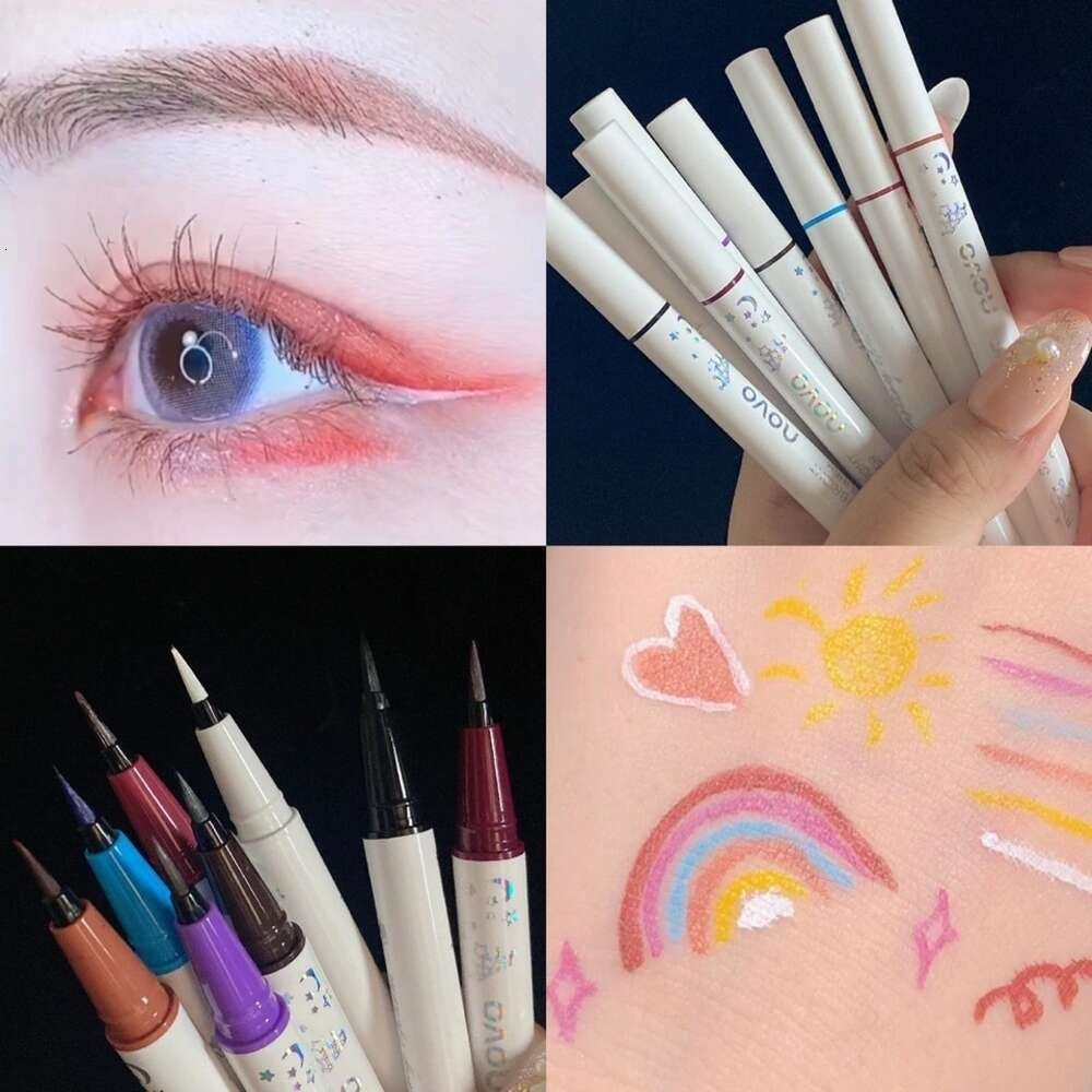 Soft Hair NOVO Color Eyeliner Pencil - Long-Lasting, Smooth Application for Perfect Eye Lines