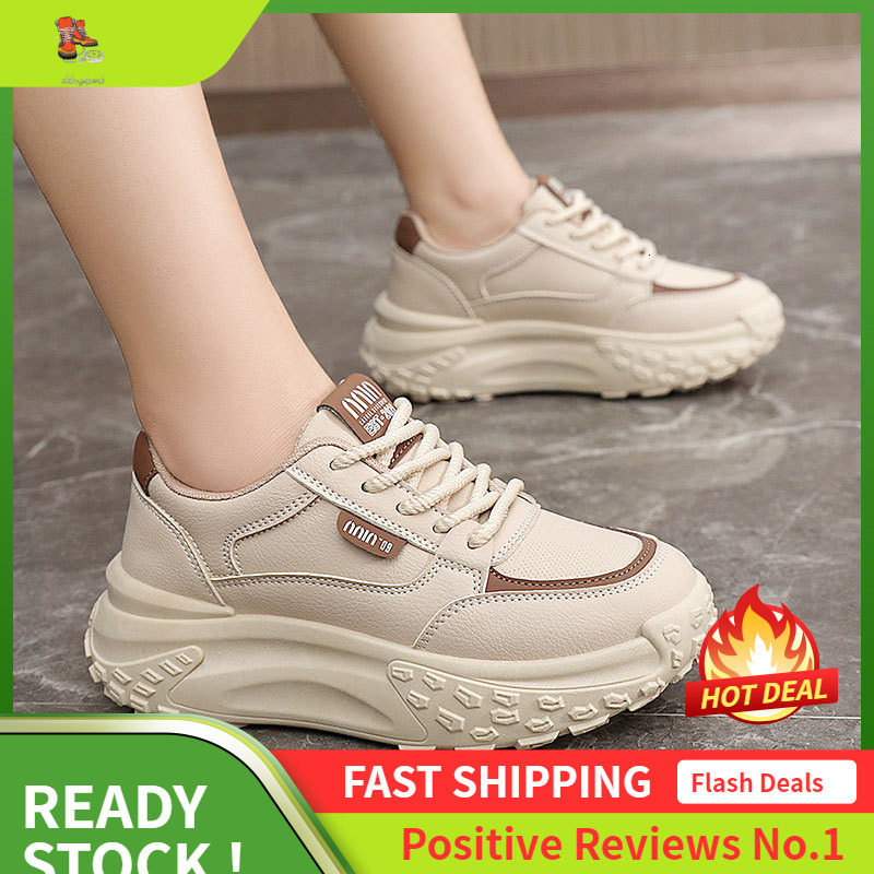 Ddmysports KT New Minimalist Women S Autumn Korean Version Sports Breathable And Height Increasing Thick Soled Board Casual Student Shoes OUTDOOR
