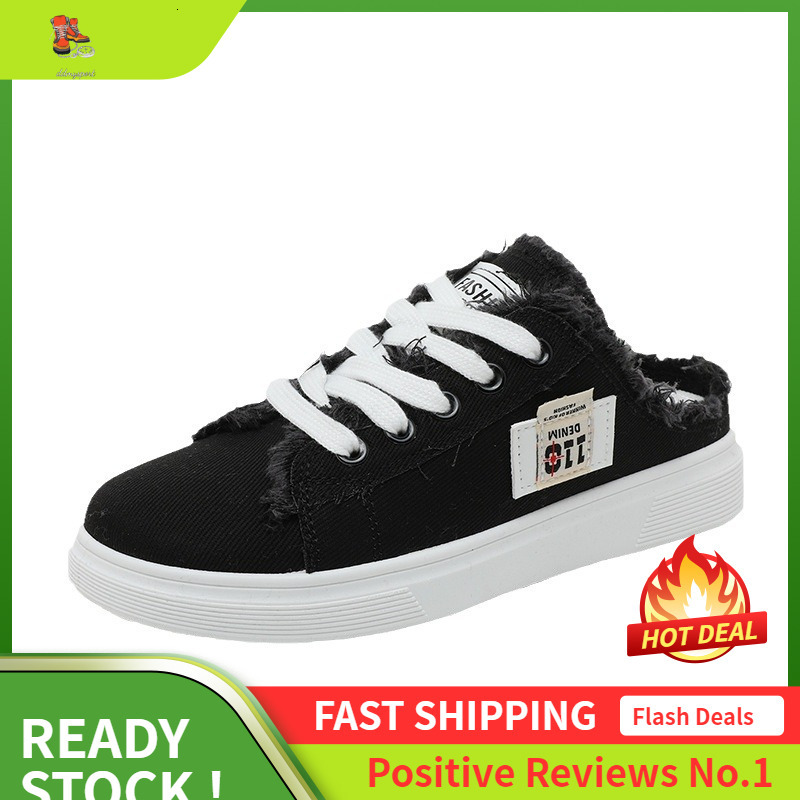 Ddmysports YQ New Semi Trailer Women S Little White Summer Canvas Breathable Slim Fit Thin Sole Board Shoes Versatile Casual Wear Resistant OUTDOOR