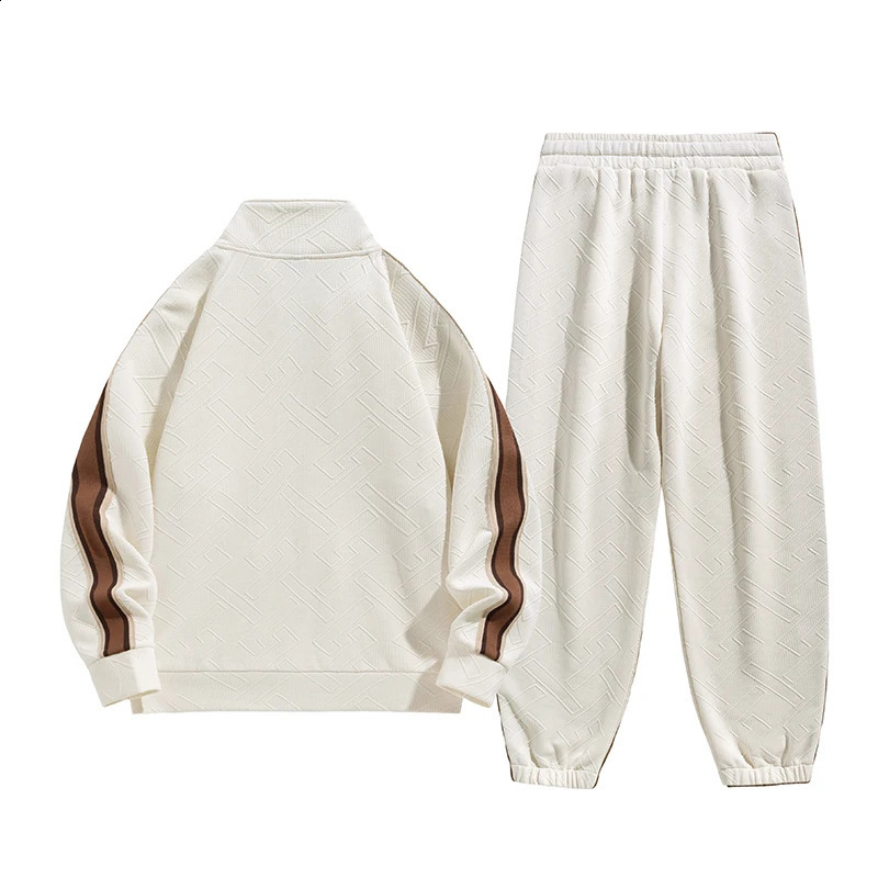 Camping mens spring sportswear mens sportswearpants mens casual set 2 pieces 240827