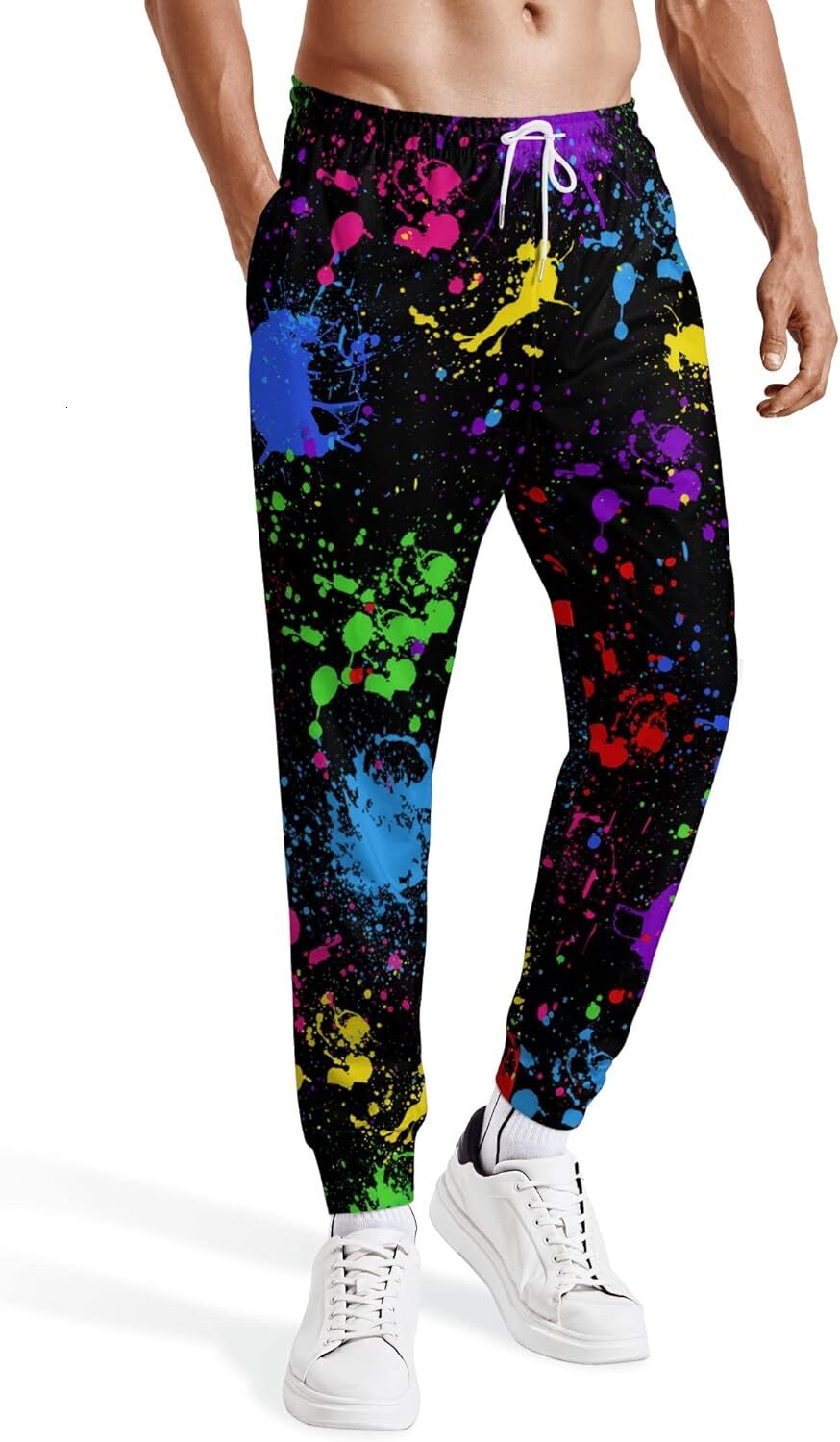 Free shipping 2024 Sweatpants Mens 3D Printed Pants Joggers Casual Workout Interesting Pattern Sports Trousers For Gym Running Sweat Trousers Y2K