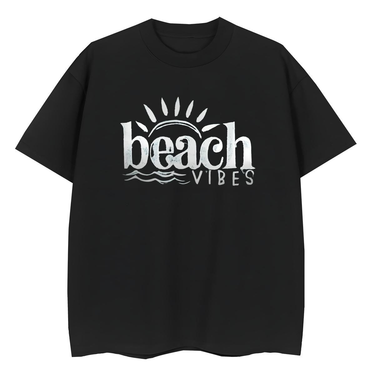 5A Couples T Shirts 100% Cotton 230g letter Street Casual T Shirt For Woman Crew Neck Breathable Floral Print Tshirts