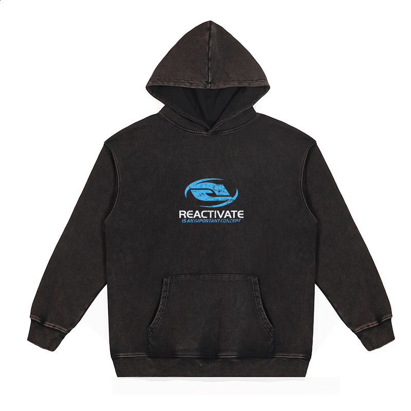 Y2K men clothing Hoodie Harajuku high quality Ecstasy embroidery Letter Graphic Print streetwear oversized sweatshirt Hoodie top 240708