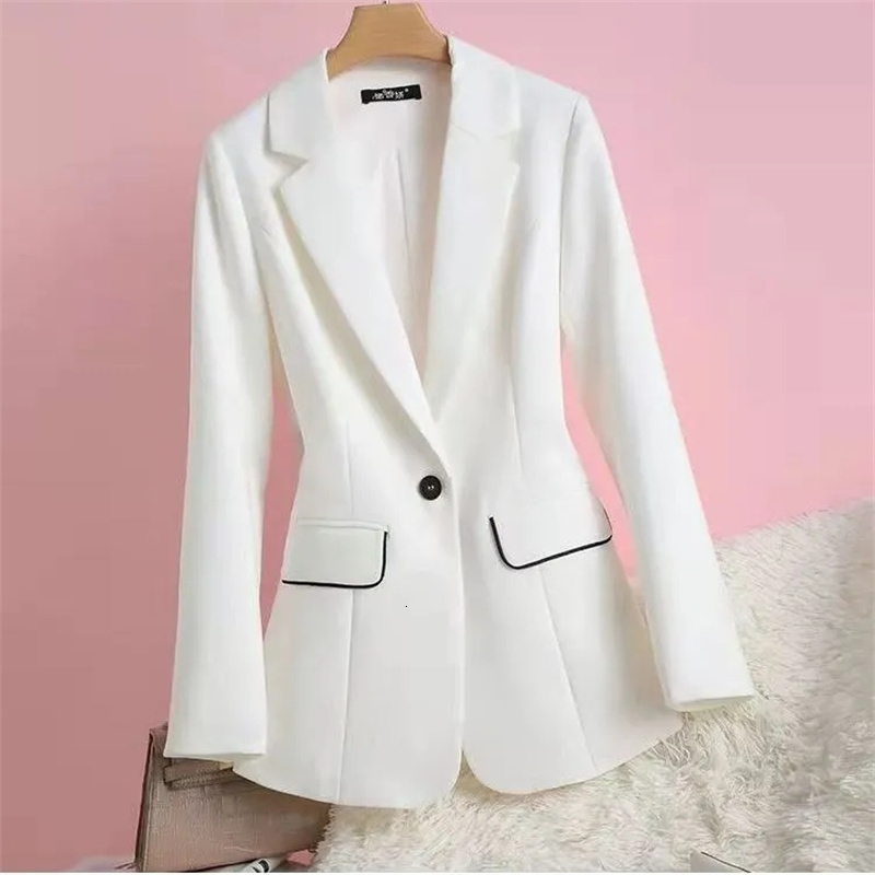 Autumn Spring Basic Jacket Womens Clothing Button Fashion Pure Thin Arrival Coat 240827