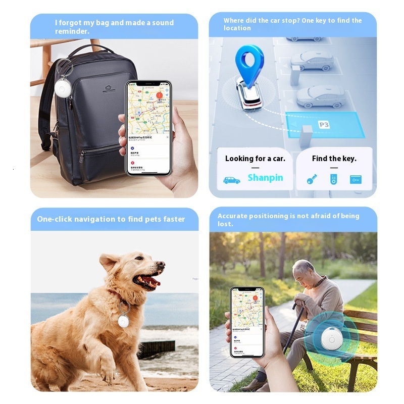 Suitable for Apple device, GPS locator, pet and elderly finder, Bluetooth anti loss device