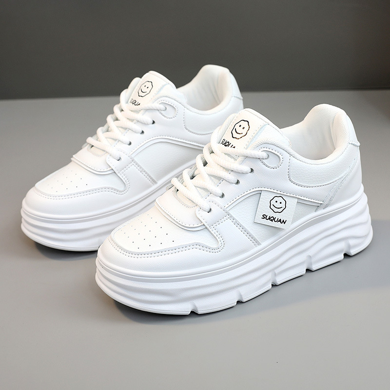Ddmysports W New Elevated Casual Board Autumn Fashion Breathable Thick Sole Student Korean Edition Versatile Shoes OUTDOOR