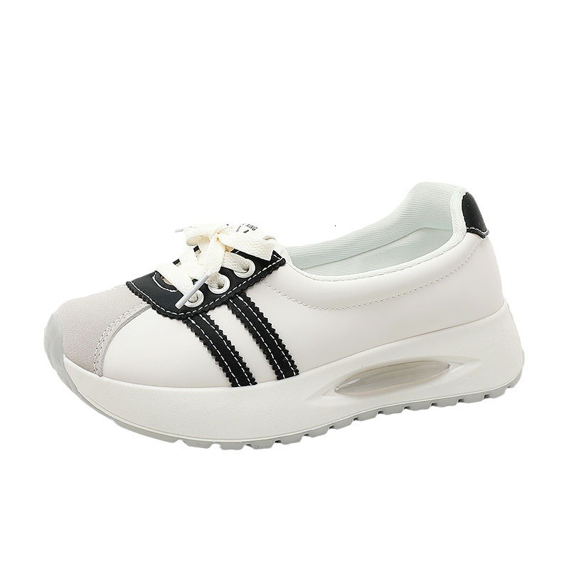 Ddmysports Q Little White Trendy Spring And Summer Versatile Women S Student Casual Breathable Eight Increasing Sports Shoes OUTDOOR