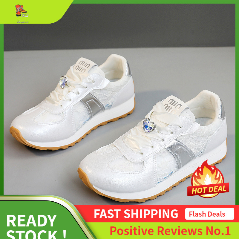 Ddmysports JCF New Spring And Summer Breathable Mesh Sports Casual White Women S Shoes Increase OUTDOOR