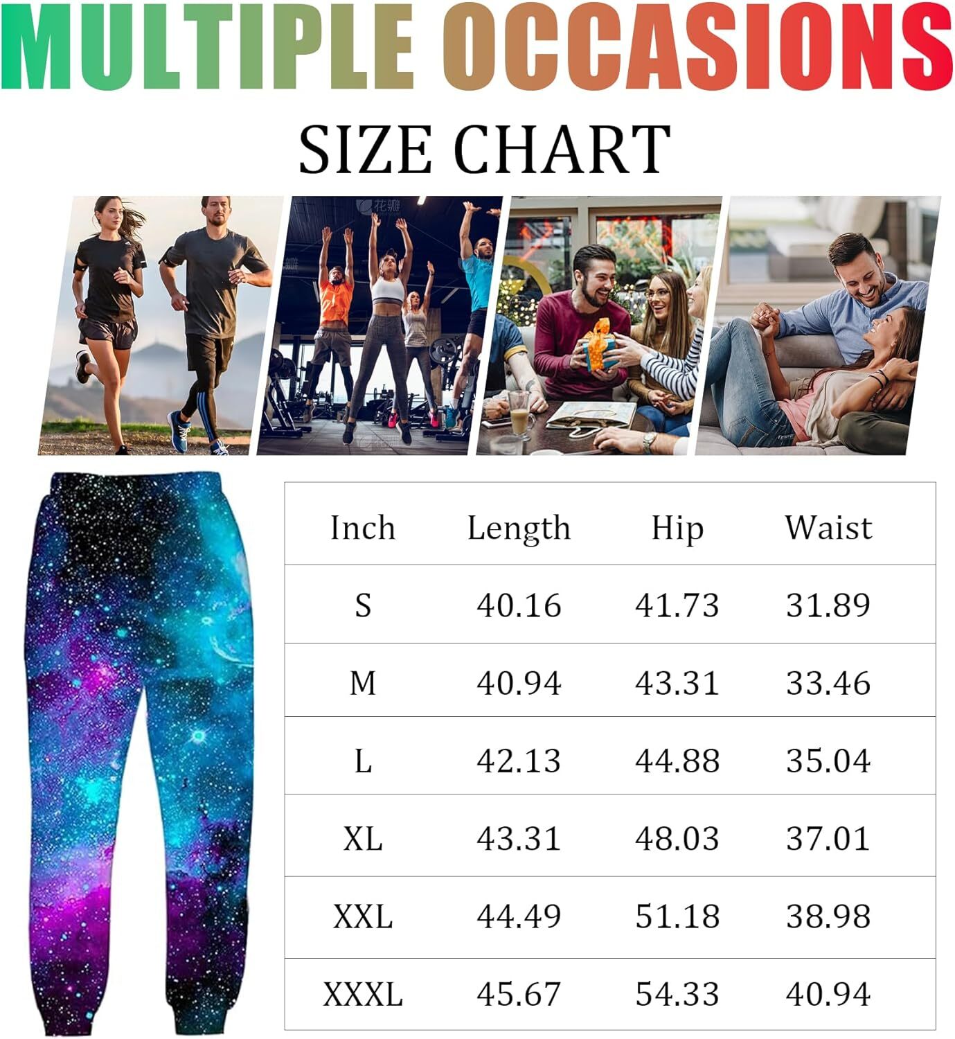 Sweatpants Mens Unisex 3D Digital Print Sports Jogger Pants Casual Graphic Trousers Sweatpants with Drawstring Sweat pants size xs-6xl