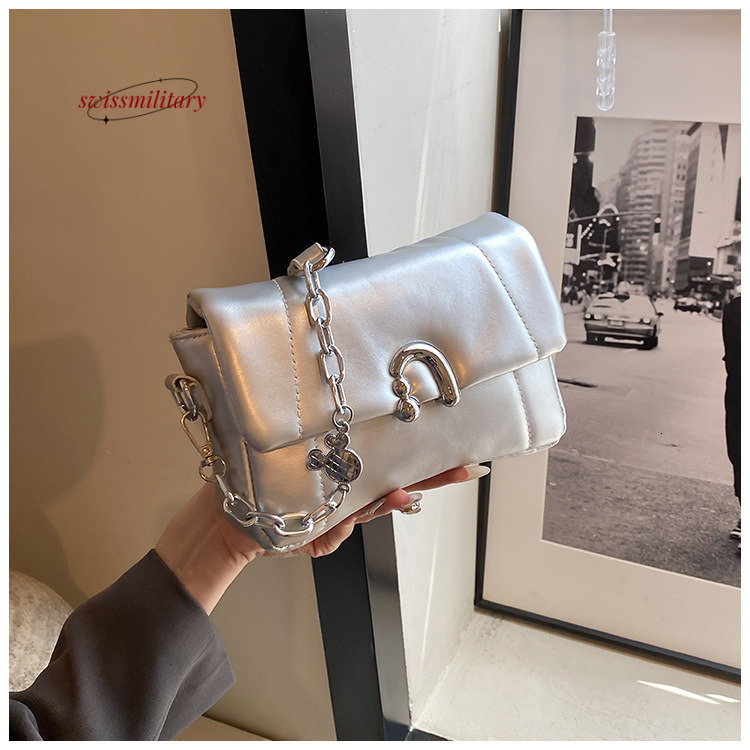 Swissmilitary Niche design chain for summer women 2024 new fashionable versatile small square bag, light and high-end crossbody bag #36