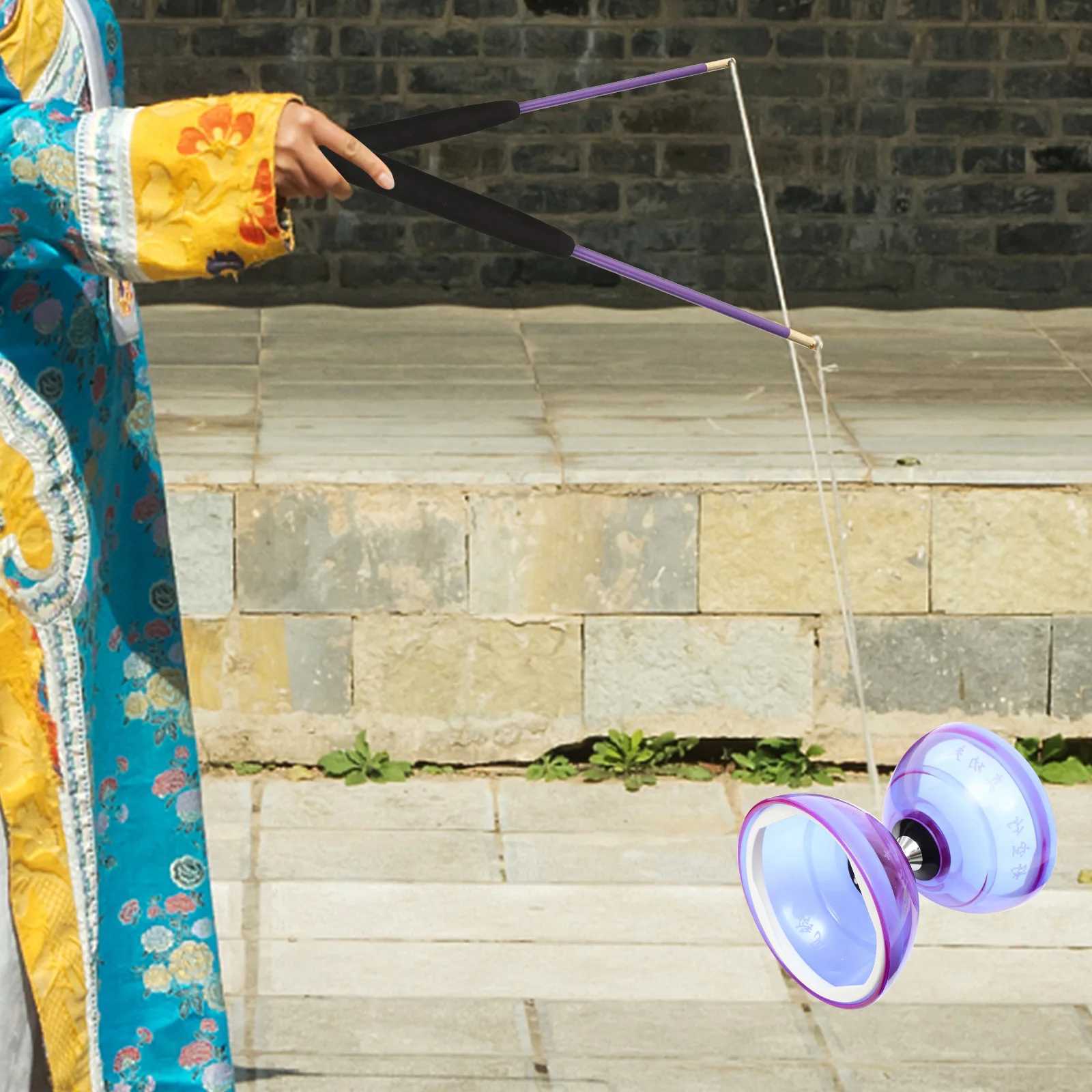 Diabolo childrens toys professional juggling Yo Tpu bearings classic elderly W240827