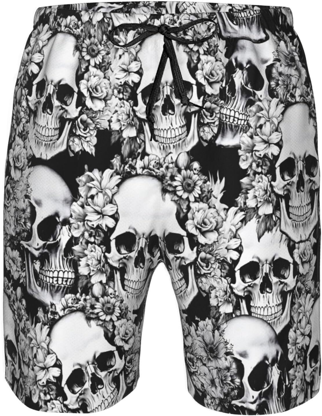 Mens Vintage 80S 90S Swim Trunks Breathable Board Shorts Hawaiian Beach Party Funny