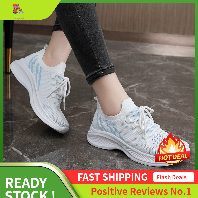 Ddmysports BR New Spring Summer Breathable Mesh Sports Casual Women S Shoes Thick Sole Increase Versatility OUTDOOR