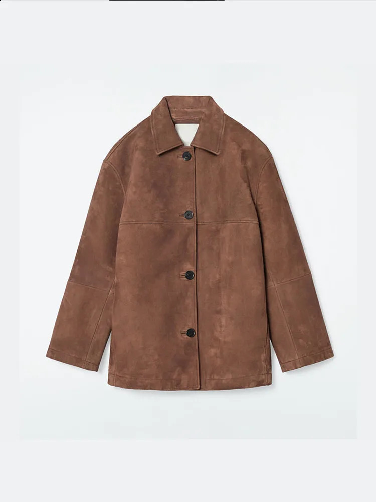 Fashion Solid Collar Loose Splicing Short Coat Womens Casual Button Pocket Long Sleeve Warm Jacket Autumn Womens Coat 240827