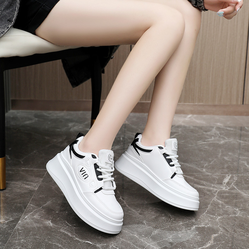 Ddmysports S New Colored Casual Board Autumn Fashion Breathable Shoes Increase Thick Sole Student Korean Edition Trend OUTDOOR