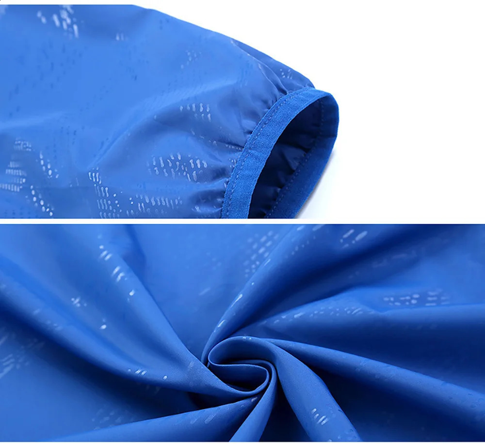 Hooded Sunbreaker Coat Women Men Windbreaker Jacket Waterproof UV Quick Dry Skin UltraLight Rainproof Breathable With Pocket 240828Z