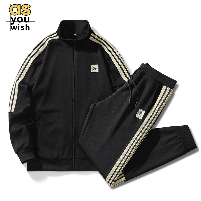Sportswear hoodie and pants set cardigan zipper two-piece set student sportswear set 240827