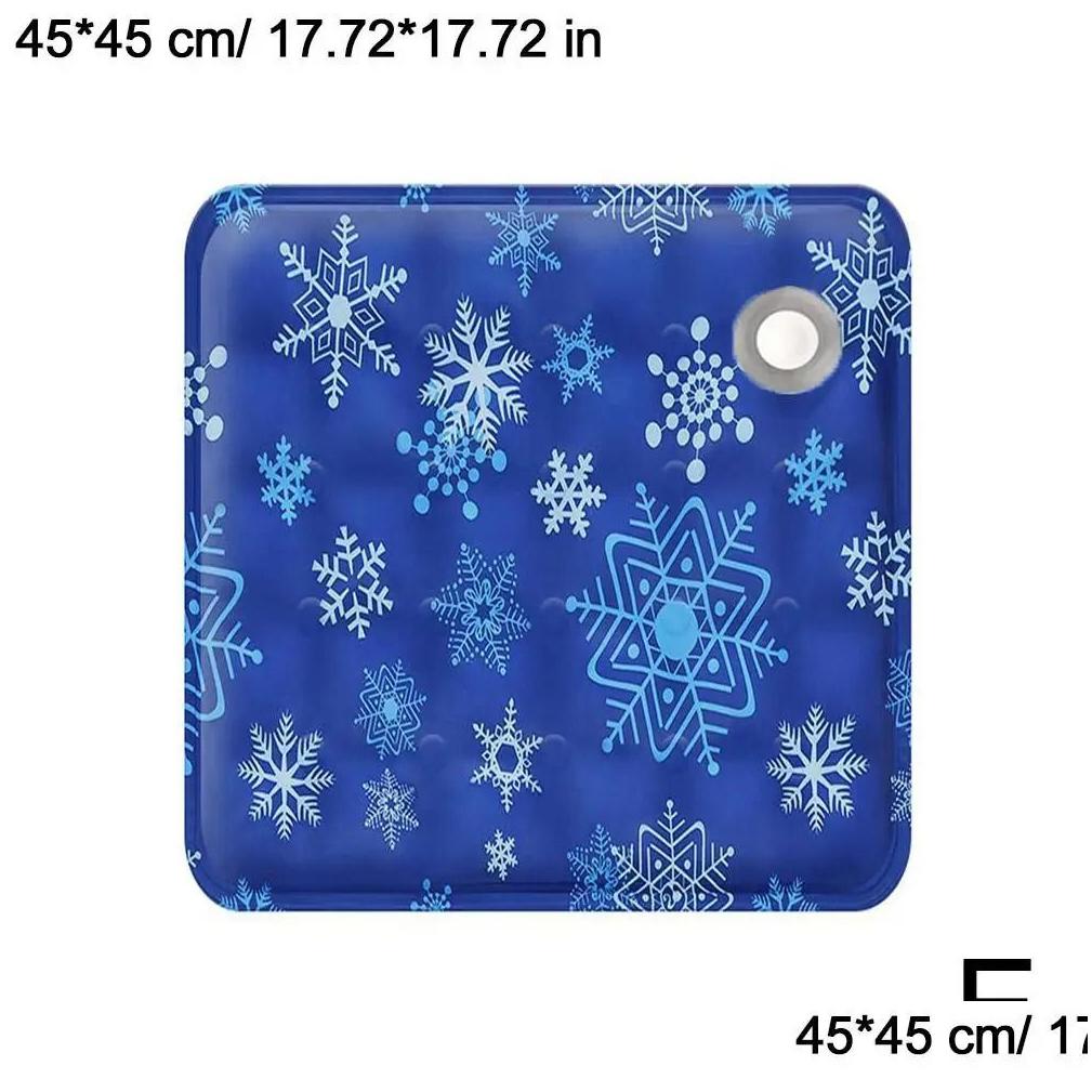 Dog Houses Kennels Accessories Summer Coog Cold Mat Kitten Pet Ice Silk Breathable Small Large Supplies S/M/L Pad Drop Delivery Hom Otbp7