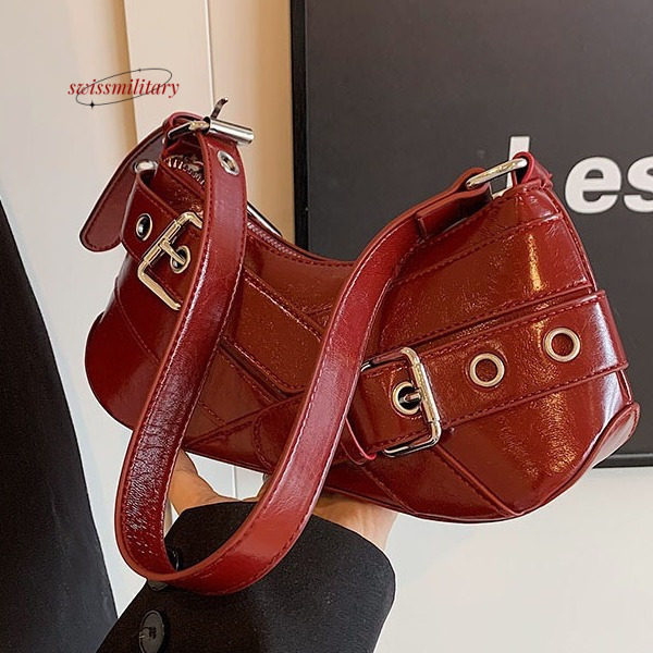 Swissmilitary Premium Japanese Korean niche handbag for women 2024 new fashionable shoulder exquisite and versatile armpit bag #31