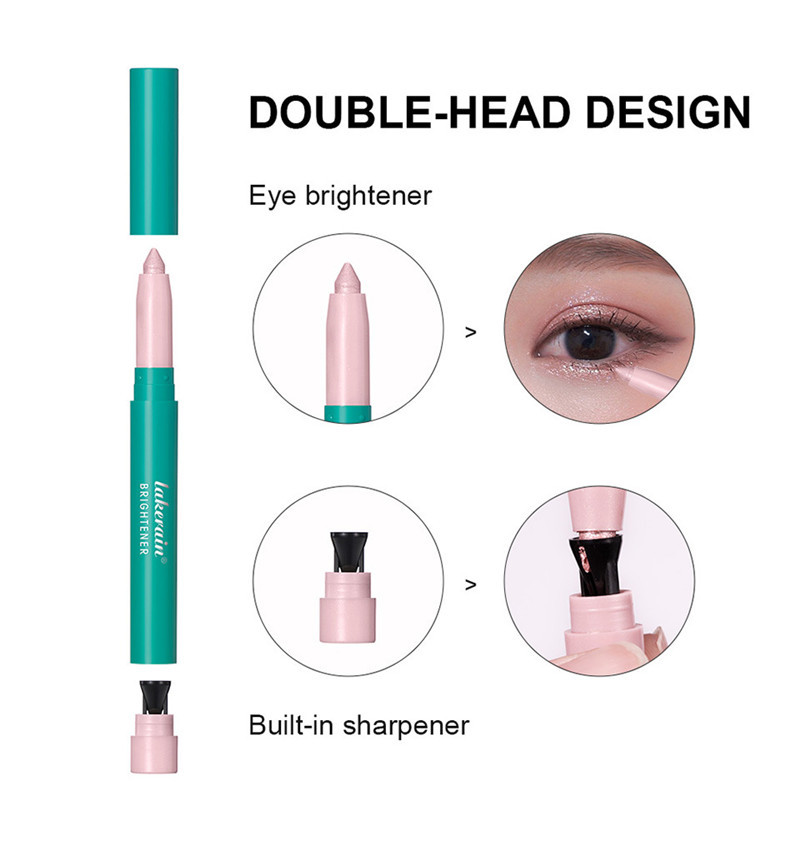 Eyeshadow Stick Smooth Cream Eye Highlighter, Shimmer Eye Brightener, Waterproof and Long Lasting for Makeup