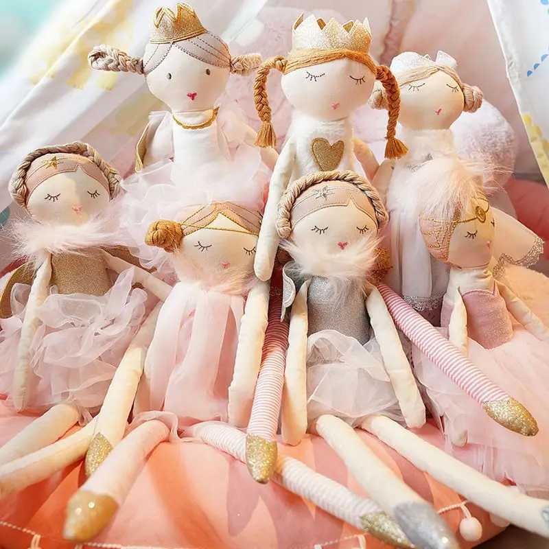 Doll Angel Puppet Flower Fairy Ballet Long Legged Puppet Family Toy Girl Baby Birthday Gift Holiday GiftXJ240827