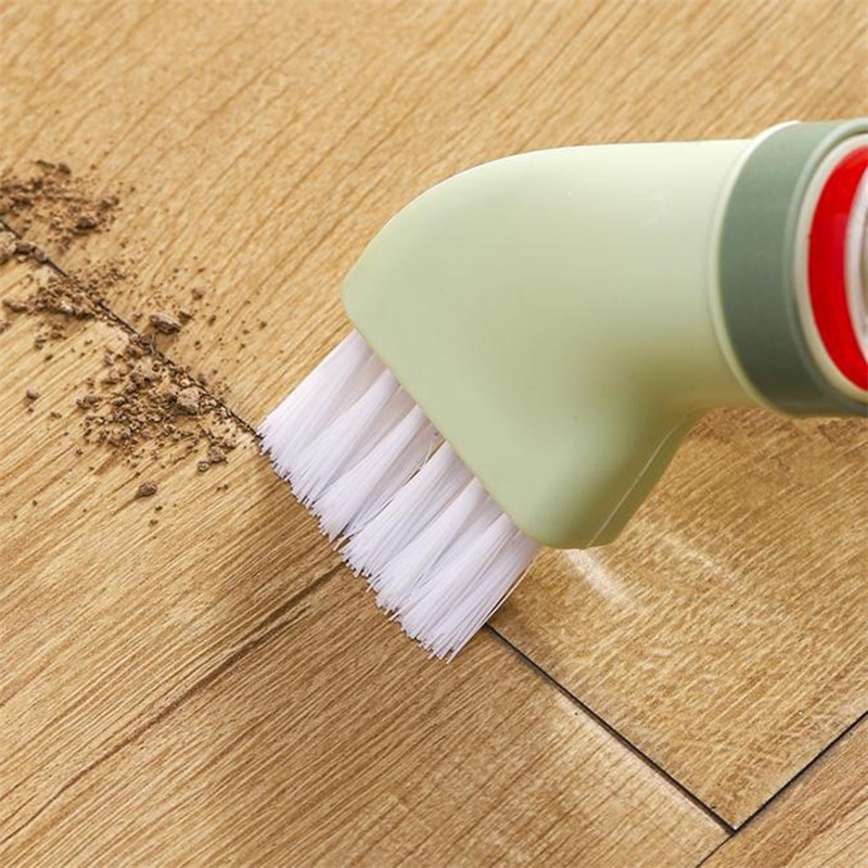 Creative Household Can Connect Mineral Water Bottle Wet And Dry Cleaning Multifunctional Dead Angle Brush