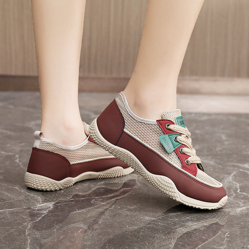 Ddmysports K New For Women Hollow Summer Mesh Height Increasing Trend Casual Shoes Breathable Sports OUTDOOR