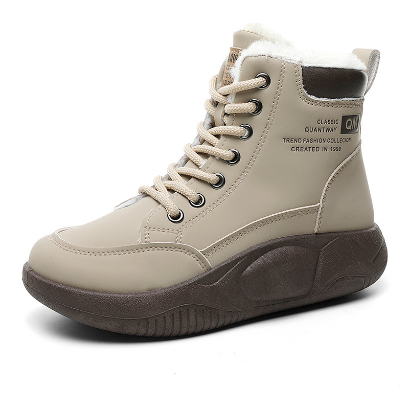 Ddmysports ZY New Velvet Cotton Winter Igh Top Board Women S Shoes Leisure And Warm Street Shooting Trendy Student Korean Edition OUTDOOR