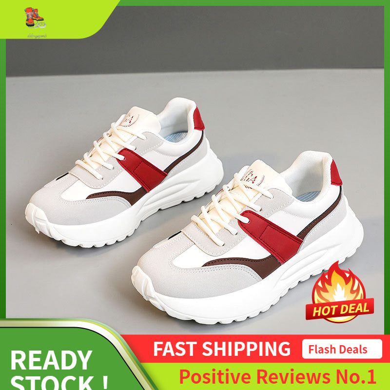 Ddmysports Y Little White Trendy Summer And Autumn Versatile Women S Breathable Student Casual Sports Eight Increasing Shoes OUTDOOR