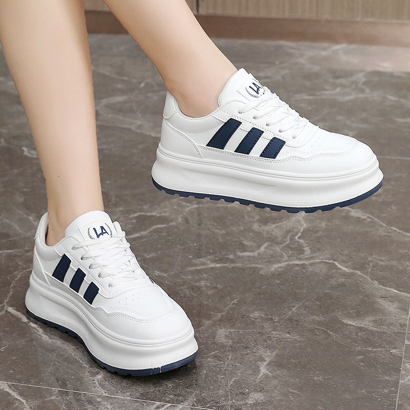 Ddmysports ZY New Breathable White Summer And Autumn Casual Thick Soled Board Shoes Increase Eight Wear Resistant Korean Edition OUTDOOR