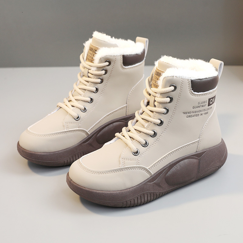 Ddmysports ZY New Velvet Cotton Winter Igh Top Board Women S Shoes Leisure And Warm Street Shooting Trendy Student Korean Edition OUTDOOR