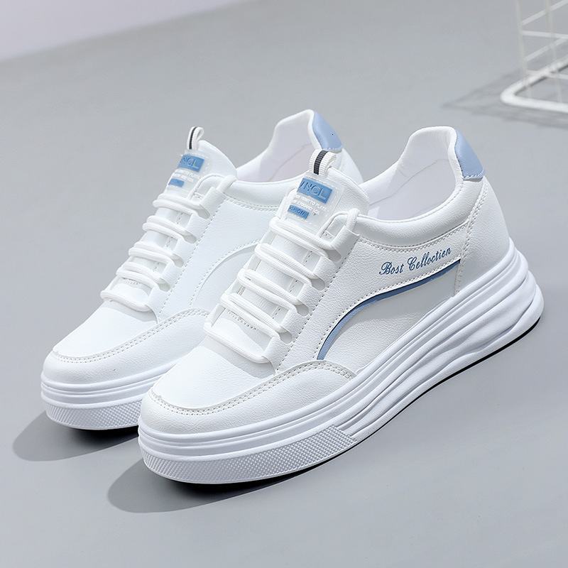 Ddmysports W Inner Raised Thick Soled Women S Small White Autumn Casual Shoes Versatile Korean Version Sports And Travel Shoe Trend OUTDOOR