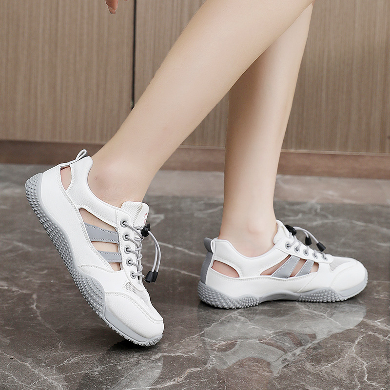 Ddmysports K New For Women Breathable Summer Hollow Mesh Surface Height Increasing Trend Casual Shoes Sports OUTDOOR