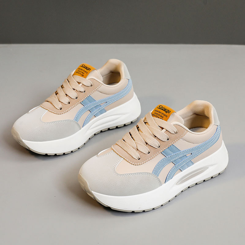 Ddmysports KT New Spring Summer Breathable Shoes Casual Height Increasing Thick Sole Splicing Trend Korean Version Sports Board OUTDOOR