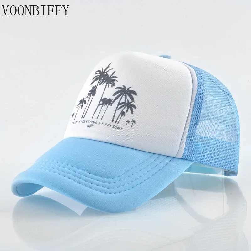 Trees Mesh Baseball Cap Summer Outdoor Snapback Sport Hats for Men Wen Fashion Trucker Caps Hip Hop Skateboard Casquette X250704