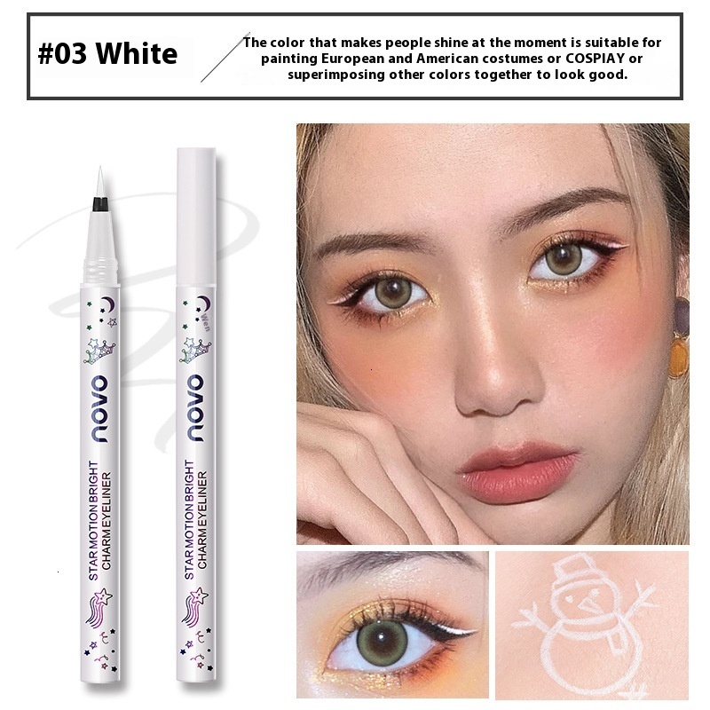 Soft Hair NOVO Color Eyeliner Pencil - Long-Lasting, Smooth Application for Perfect Eye Lines