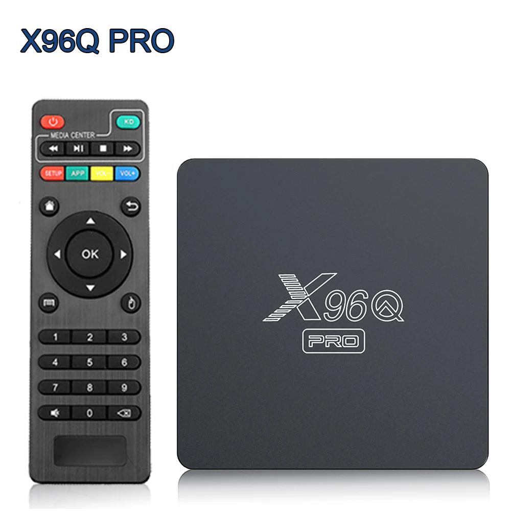 X96Q PRO Smart TV BOX Android 10 Allwinner H313 2GB 16GB X96Q PRO 2.4G WiFi 4K HD Set-Top Box Media Player