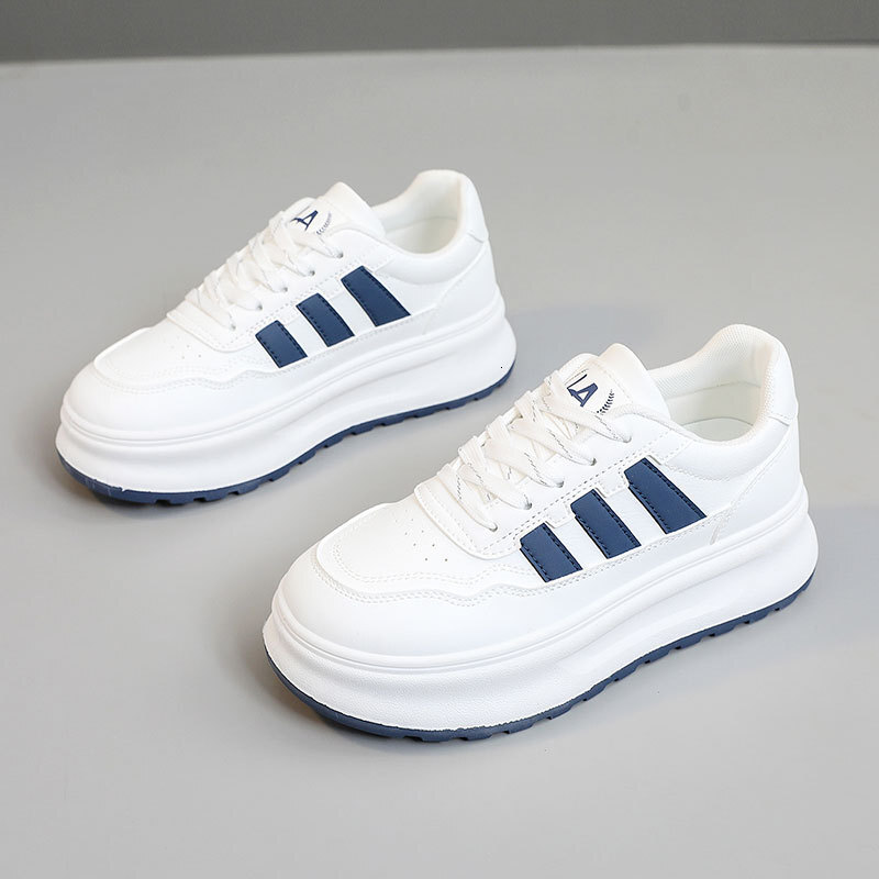 Ddmysports ZY New Breathable White Summer And Autumn Casual Thick Soled Board Shoes Increase Eight Wear Resistant Korean Edition OUTDOOR
