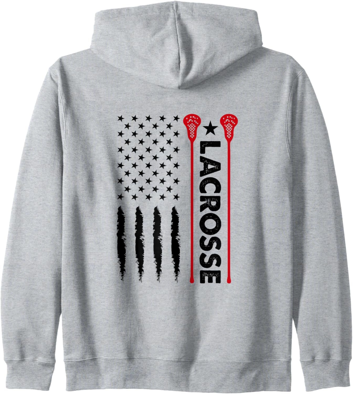 Hoodie For Mens Womens American Flag USA Lacrosse Lax Goalie Patriotic 4Th Of July Graphic Hoodies Sweatshirt Pullover Long Sleeve Free shipping